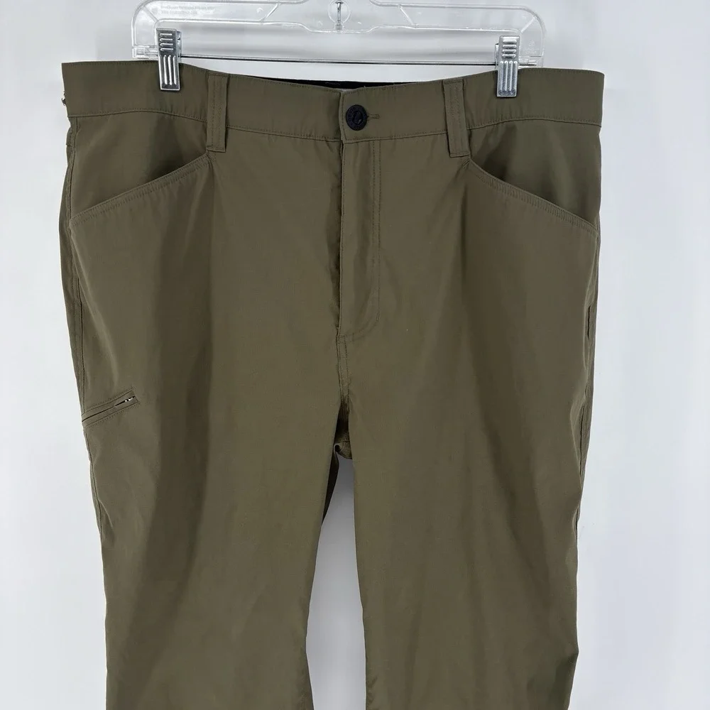 Orvis Tech Utilty Pants Green Water Repellent Stretch Golf Hiking Men 40X30‎